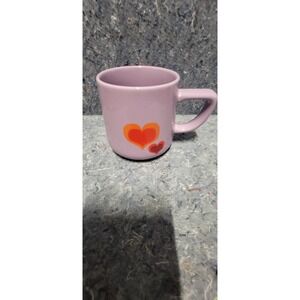 Starbucks 2018 Purple w/Red Hearts Coffee/Tea Ceramic Mug 12oz